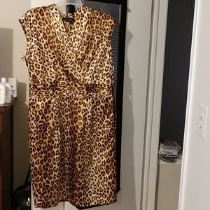 Leopard stretch dress